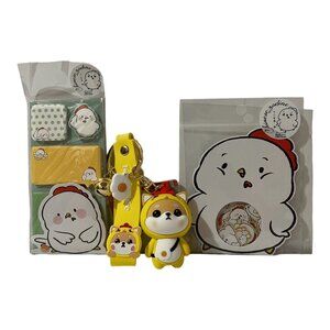 Chinese Zodiac Rooster Kawaii Gift Set – 3-Piece Lunar Bundle